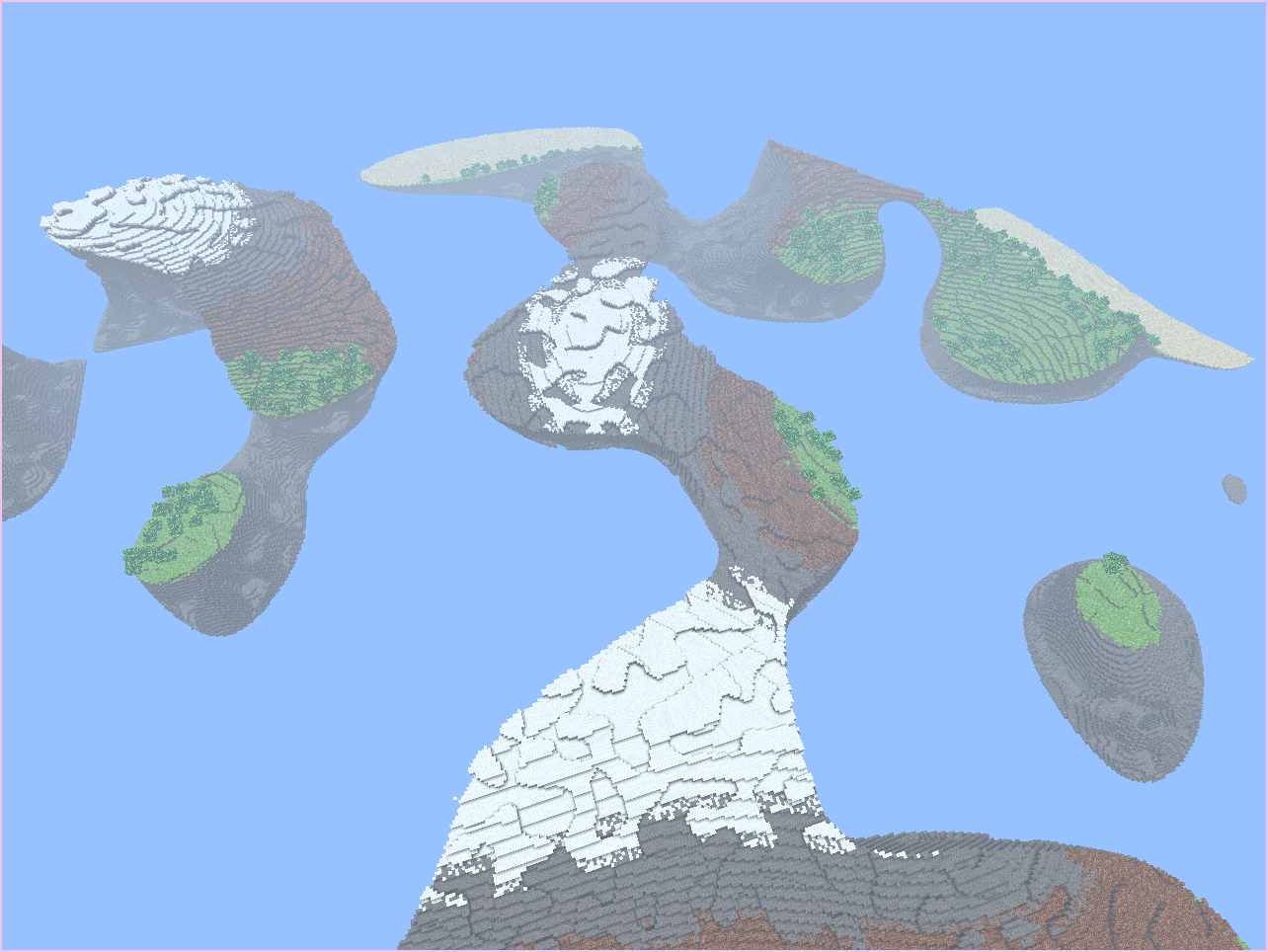 Floating Islands Terrain Generation