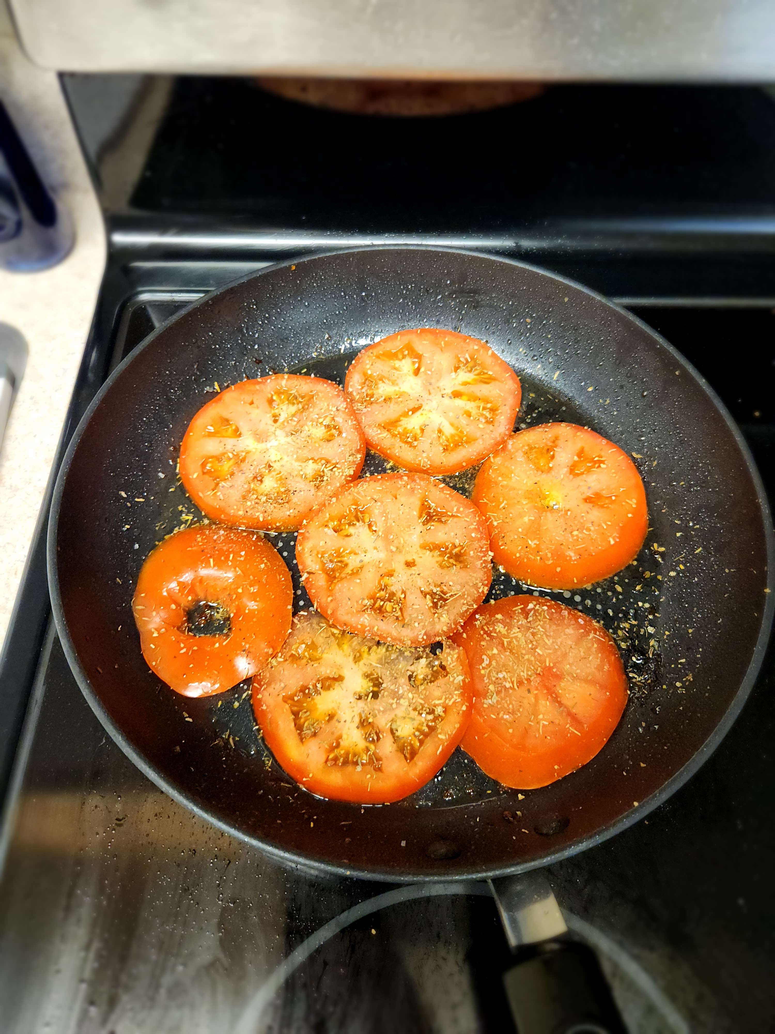Pan Fried Tomatoes
