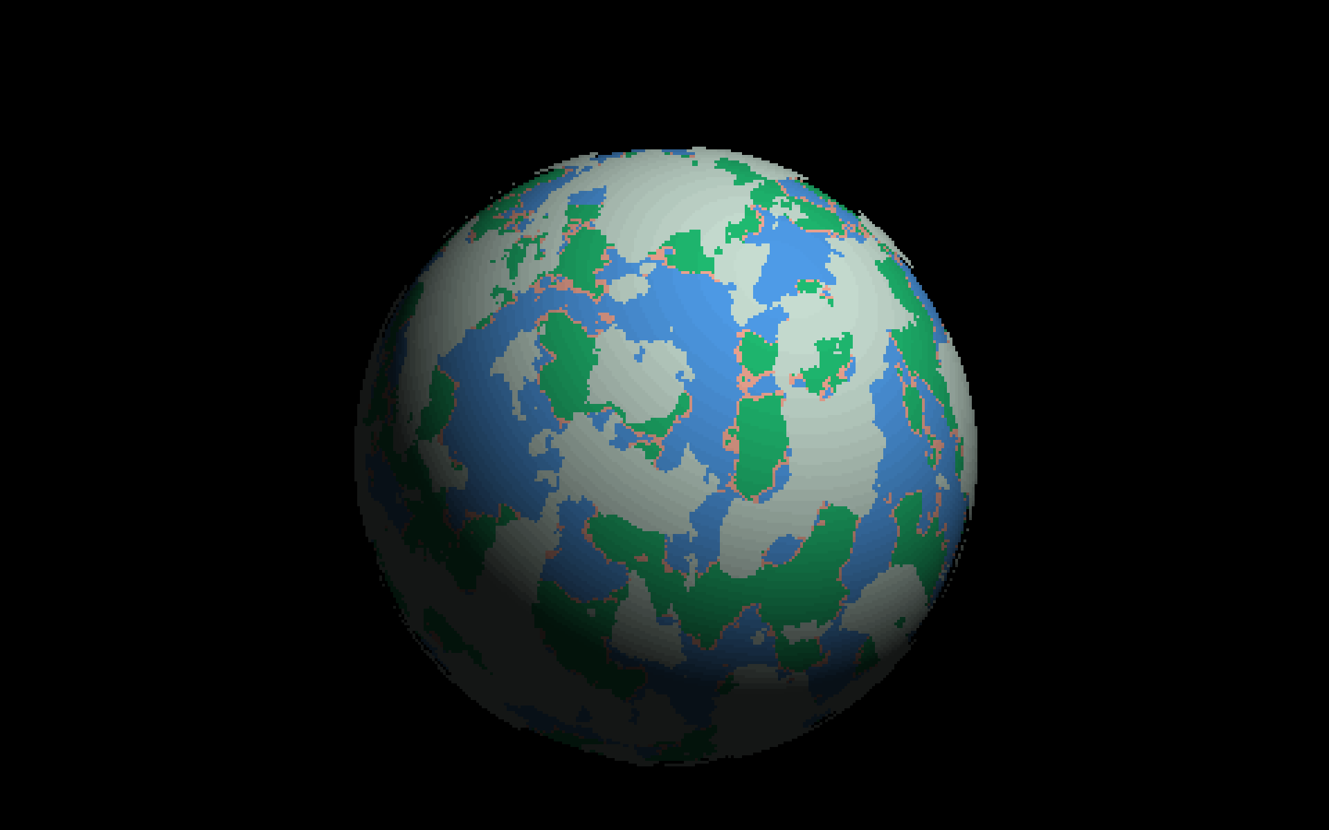 Pixel Planet Shader